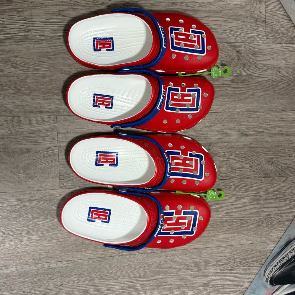 New Crocs NBA LA Clippers Classic Clogs Sizes 9, 11, 12, 13 US Men - Picture 7 of 10